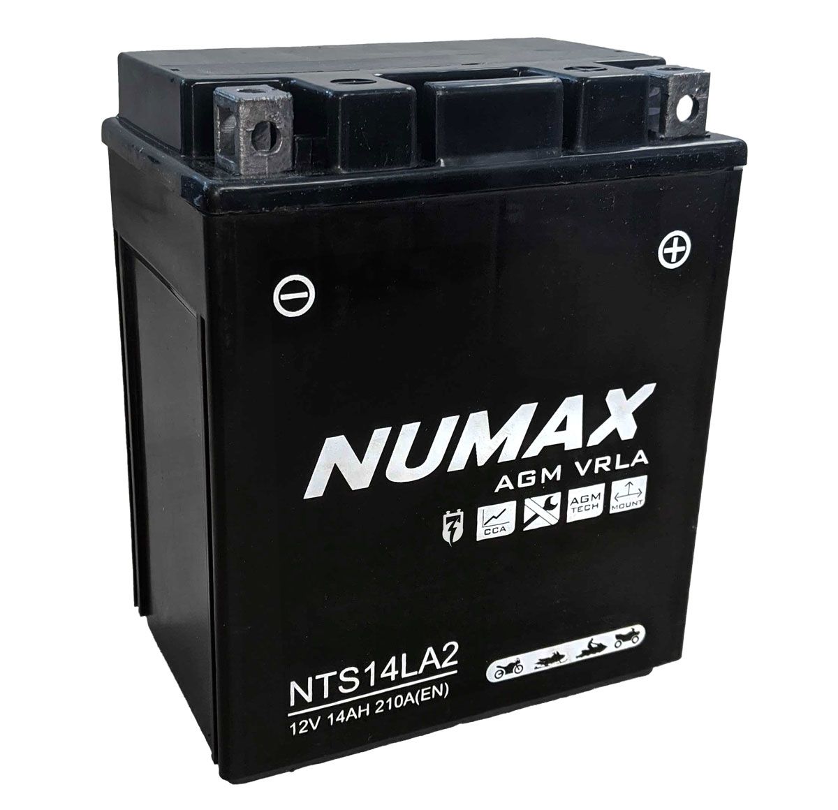 Numax NTS14LA2 AGM Motorcycle Battery