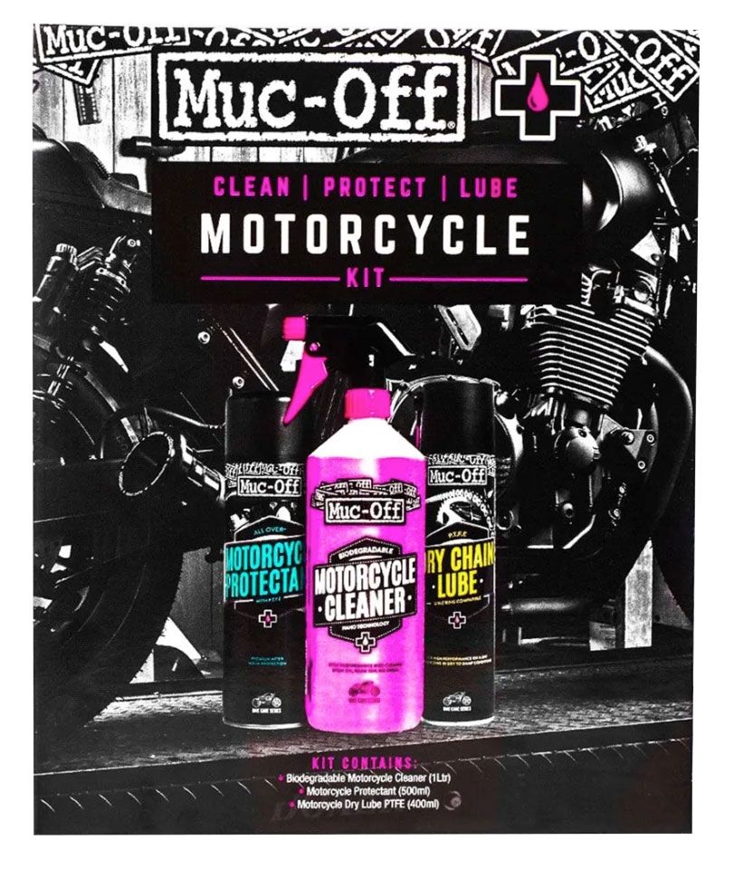 Muc-Off Motorcycle Clean Protect and Lube Kit