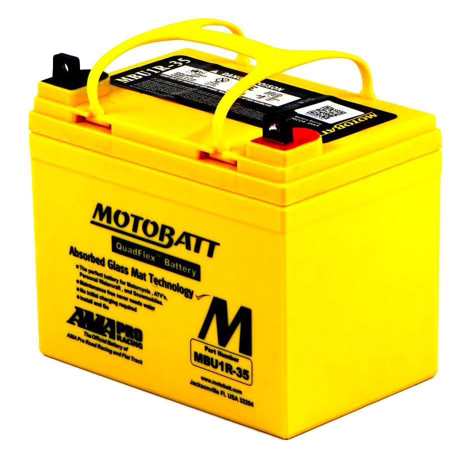 Motobatt MBU1R-35 AGM Motorcycle Battery