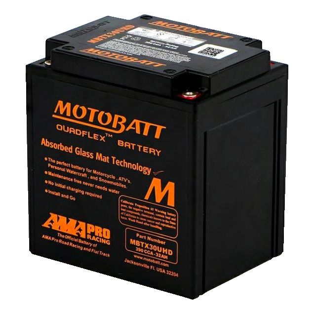 Motobatt MBTX30UHD AGM Motorcycle Battery