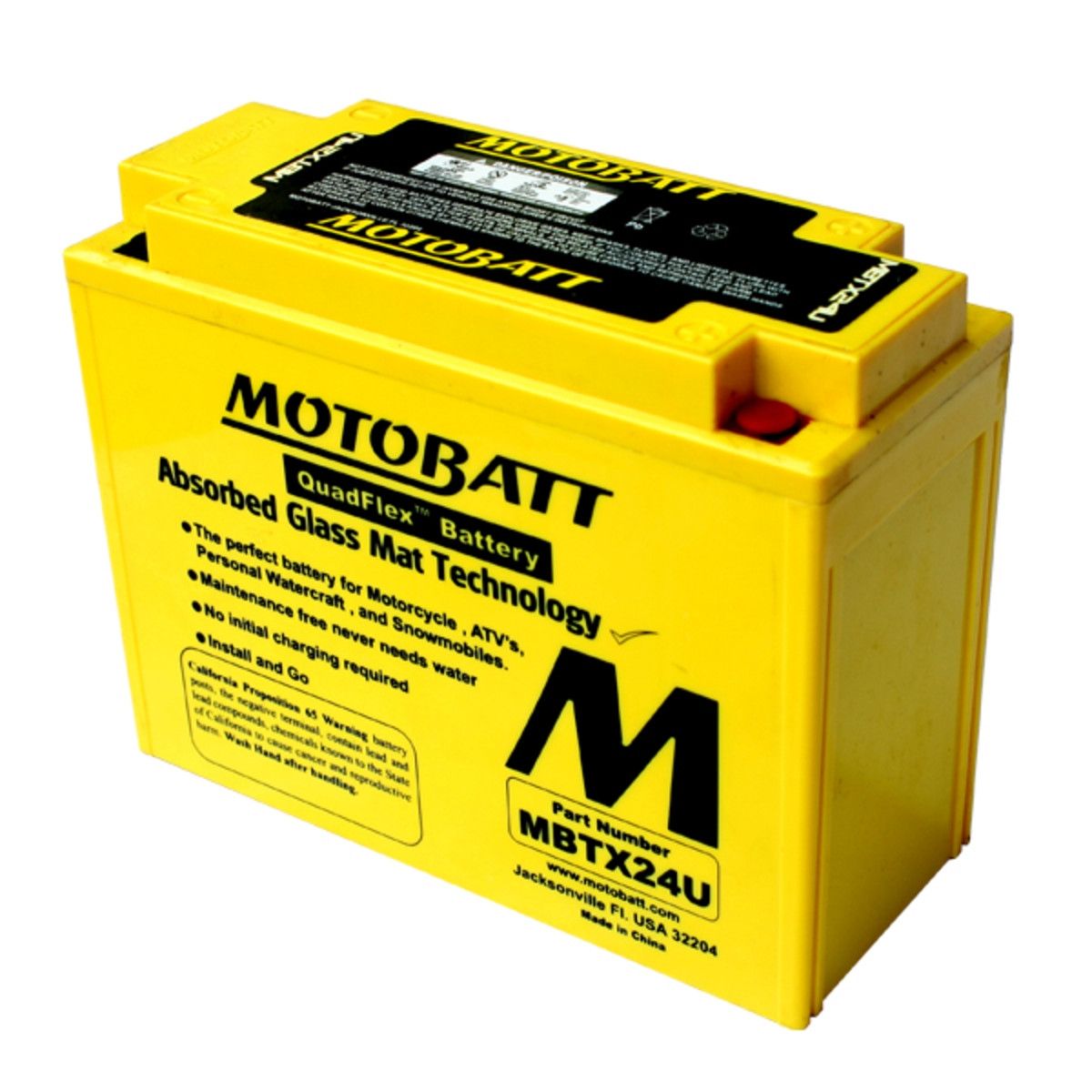 Motobatt MBTX24U AGM Motorcycle Battery