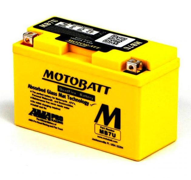 Motobatt MB7U AGM Motorcycle Battery