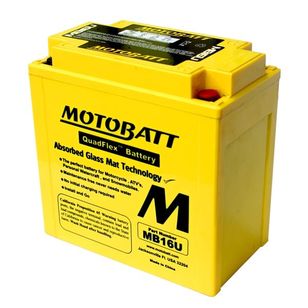 Motobatt MB16U AGM Motorcycle Battery