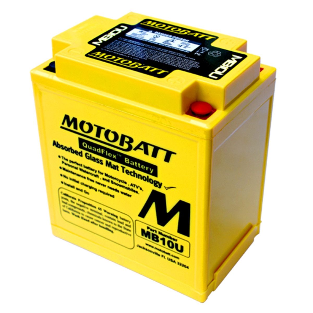 Motobatt MB10U AGM Motorcycle Battery