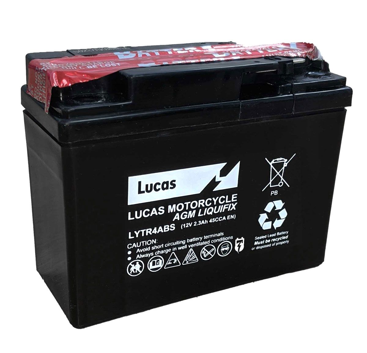 Lucas LYTR4ABS AGM Motorcycle Battery