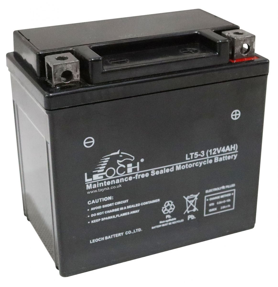 Leoch LT5-3 AGM Motorcycle Battery