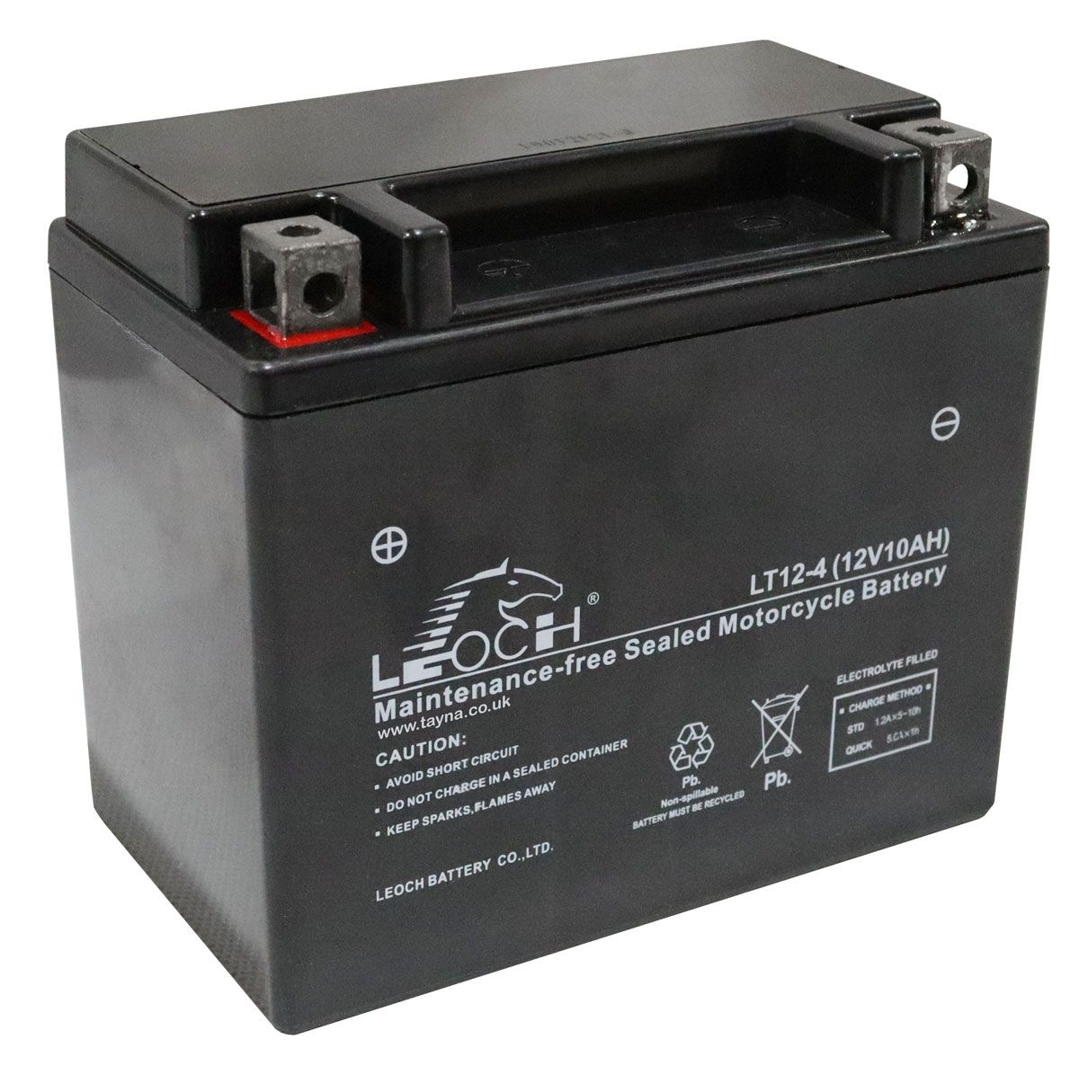 Leoch LT12-4 AGM Motorcycle Battery