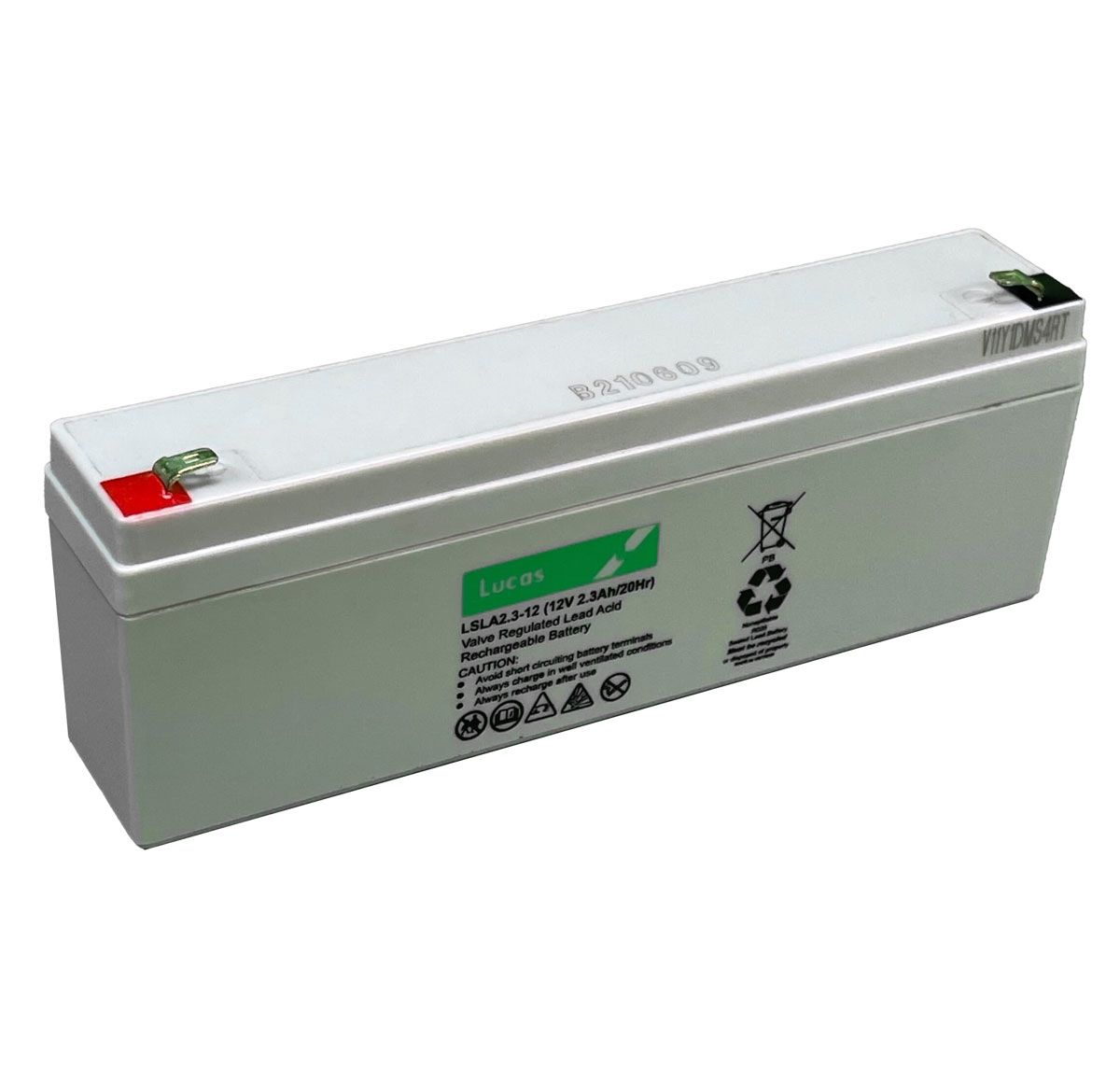 SLA2.3-12 Numax/Lucas Sealed Lead Acid Battery 2.3Ah LSLA2.3-12