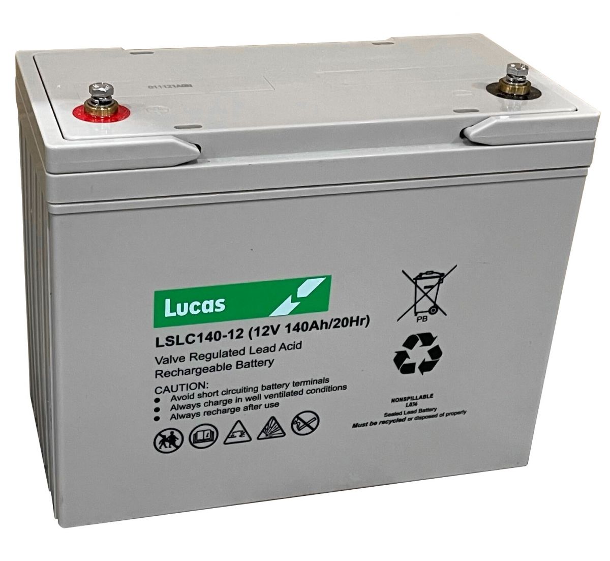 Lucas LSLC140-12 AGM Battery 12V 140Ah