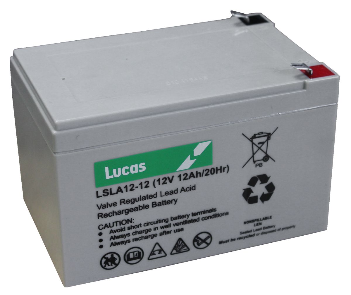 Lucas LSLA12-12 Mobility Battery 12V 12Ah