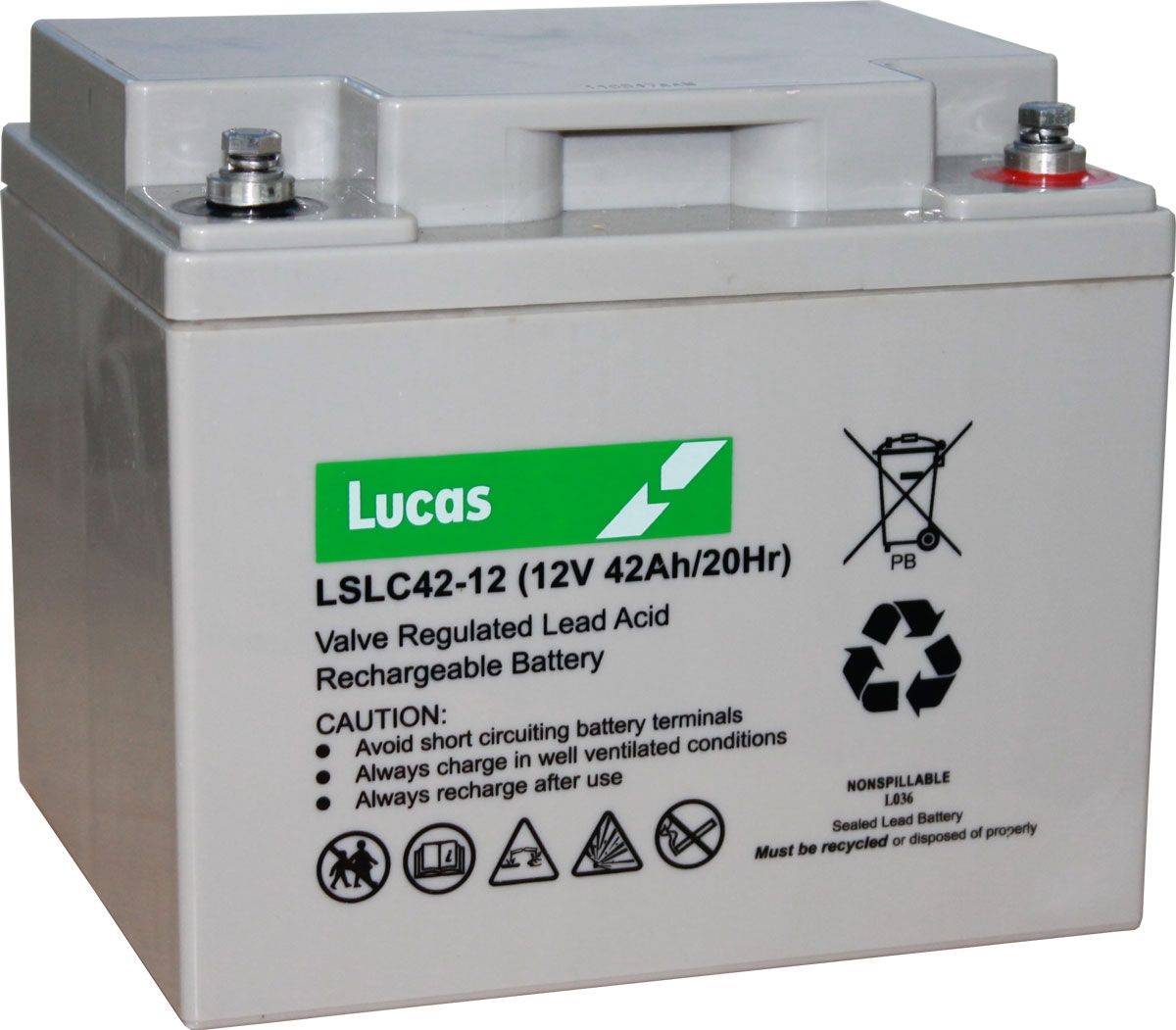 LSLC42-12 Sealed Lead Acid VRLA Battery 12V 42Ah FNC12420