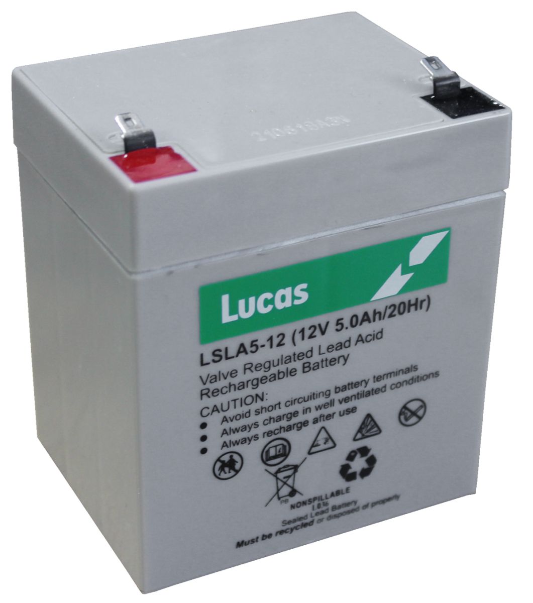 LSLA5-12 Lucas SLA Battery 12V 5Ah