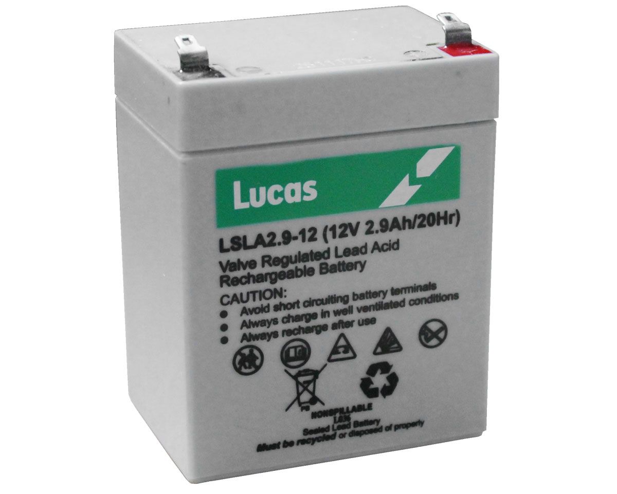 LSLA2.9-12 Lucas Sealed Lead Acid Battery SLA2.9-12