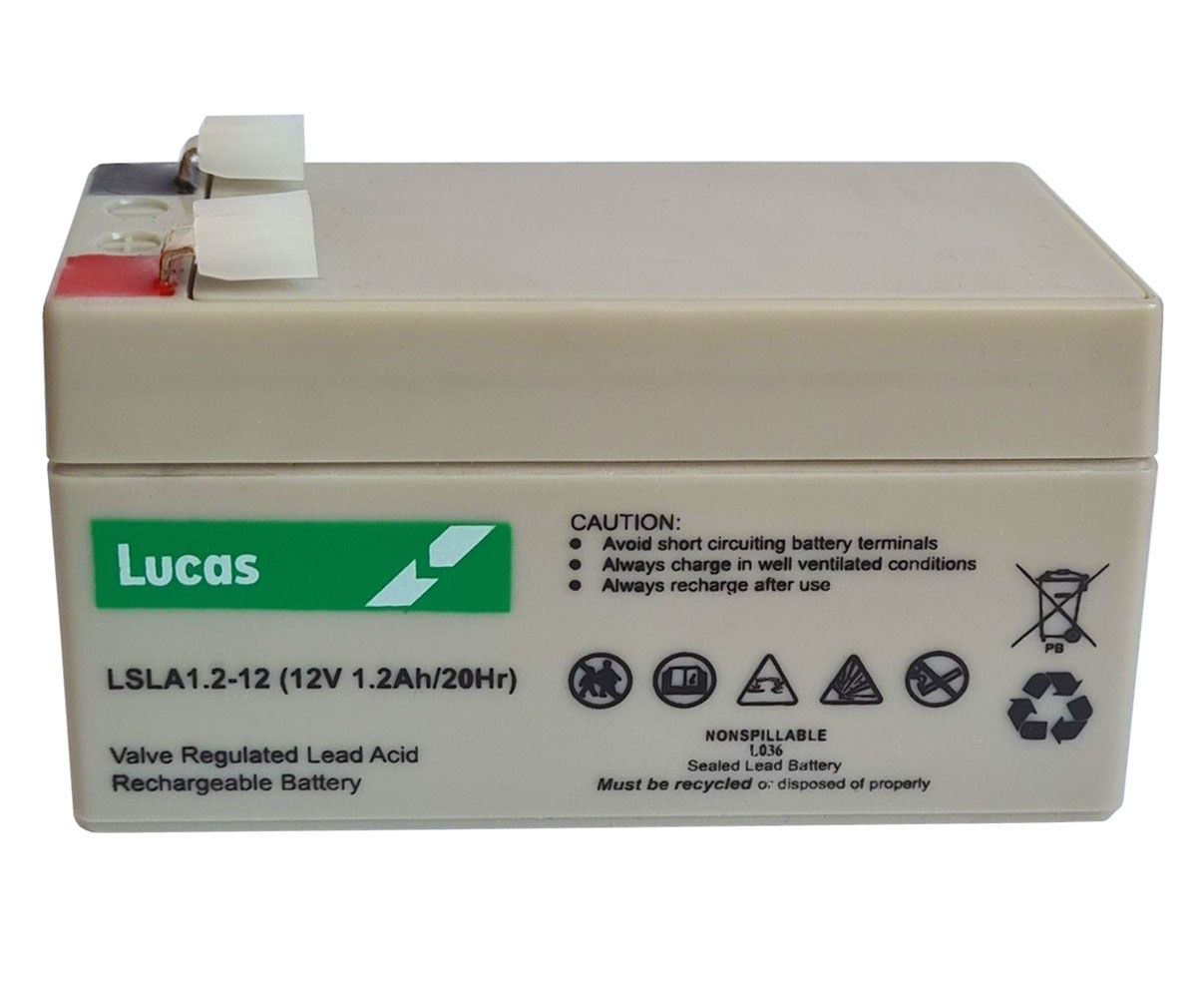 LSLA1.2-12 Lucas Sealed Lead Acid Battery