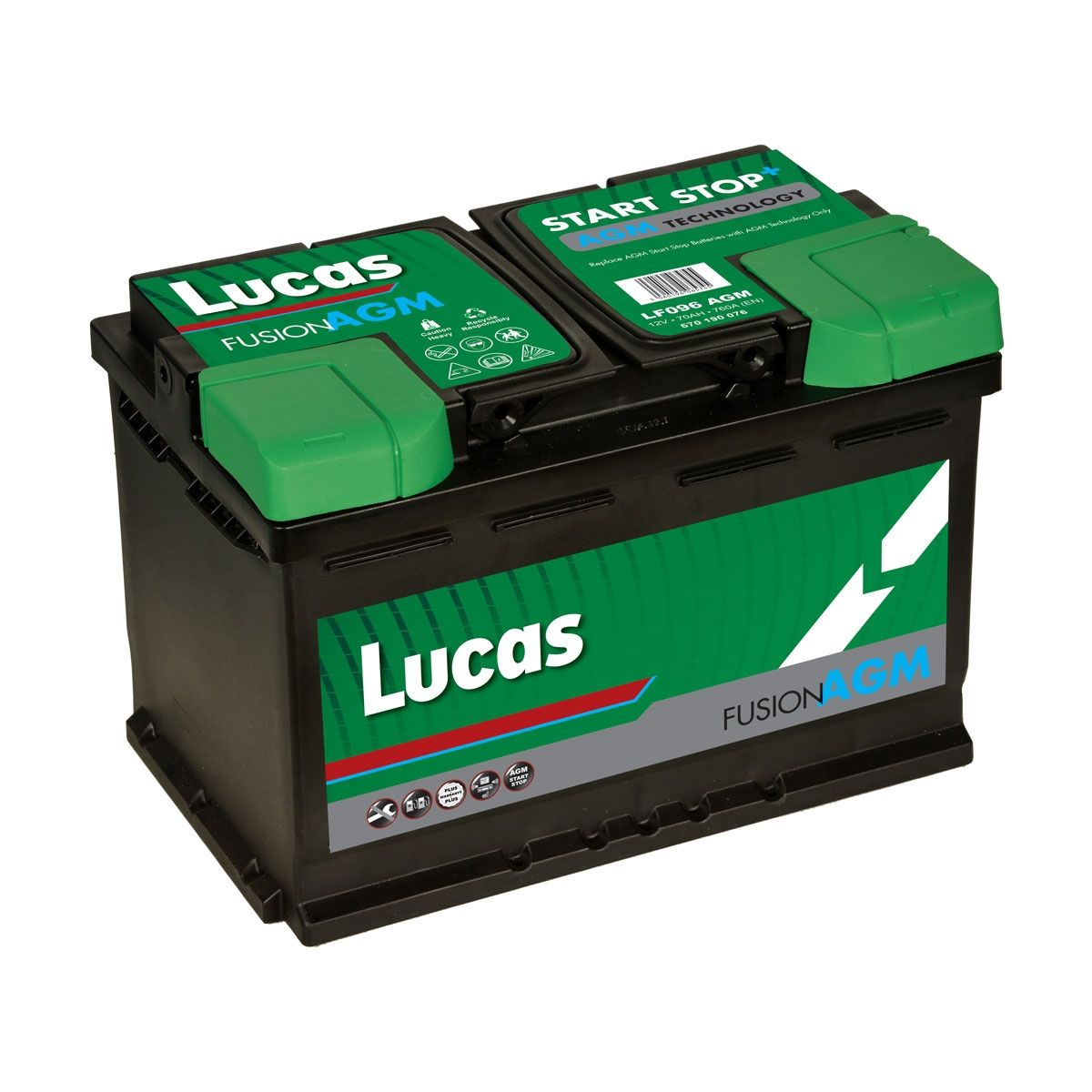 Lucas LF096 AGM Car Battery