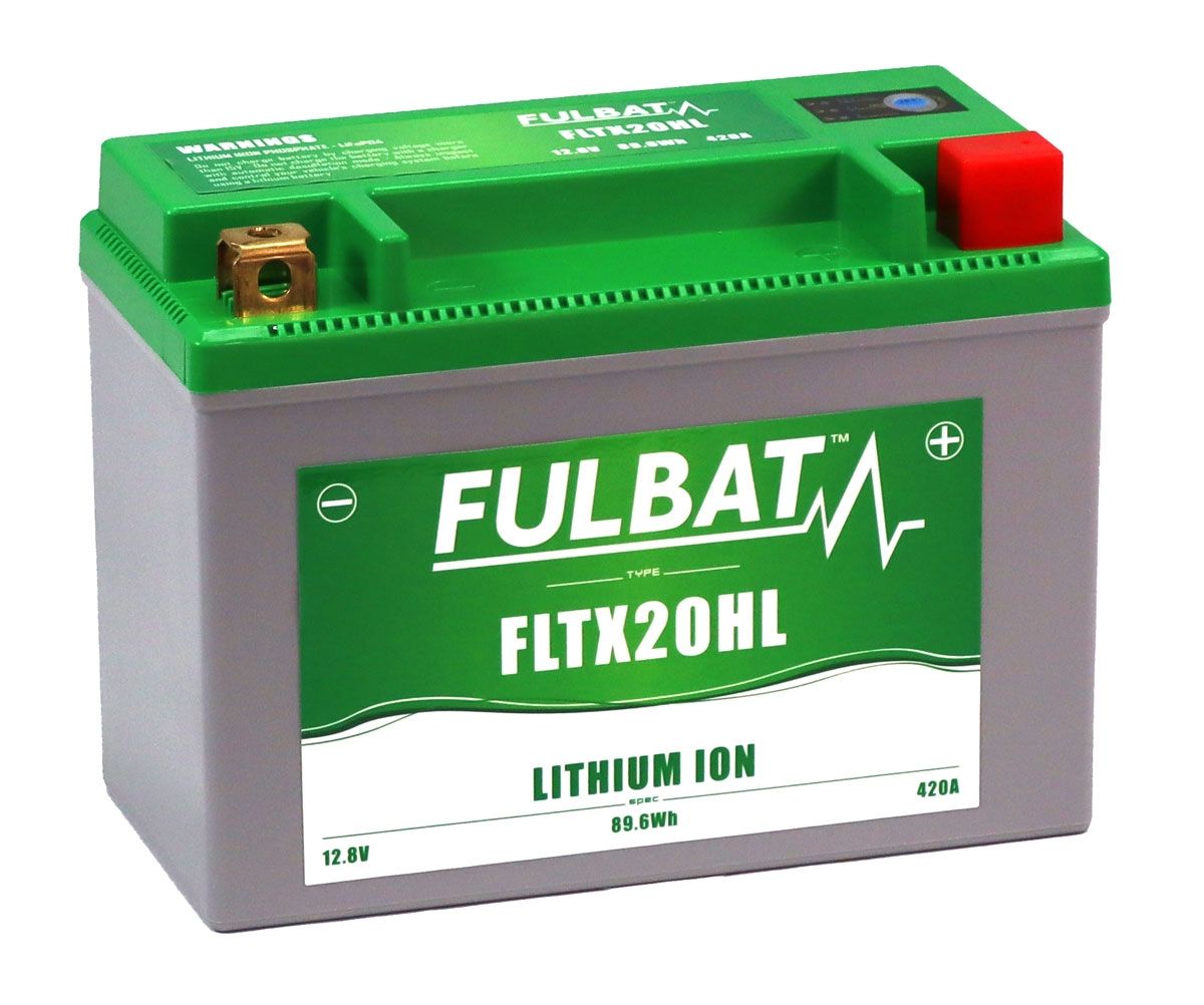 Fulbat FLTX20HL Lithium Motorcycle Battery