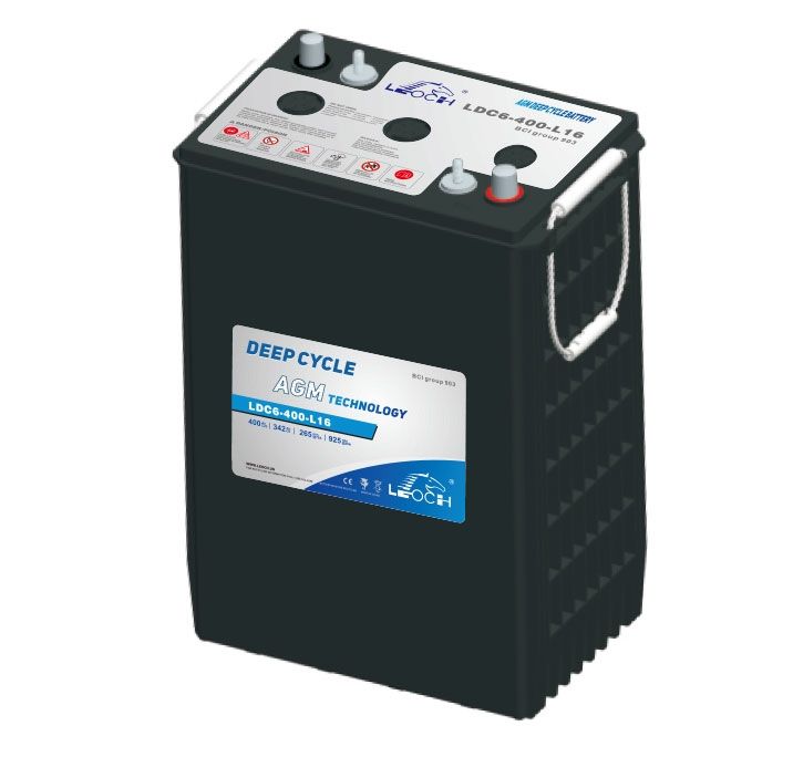 Leoch LDC6-400-L16 Superior Lead Carbon AGM 6V 435Ah Battery