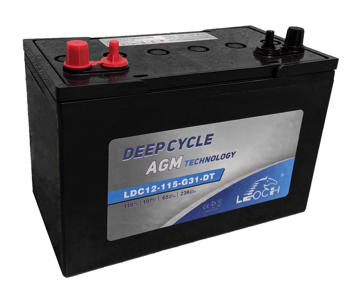 Leoch Superior Lead Carbon AGM 115Ah Battery (LDC12-115-G31-DT)