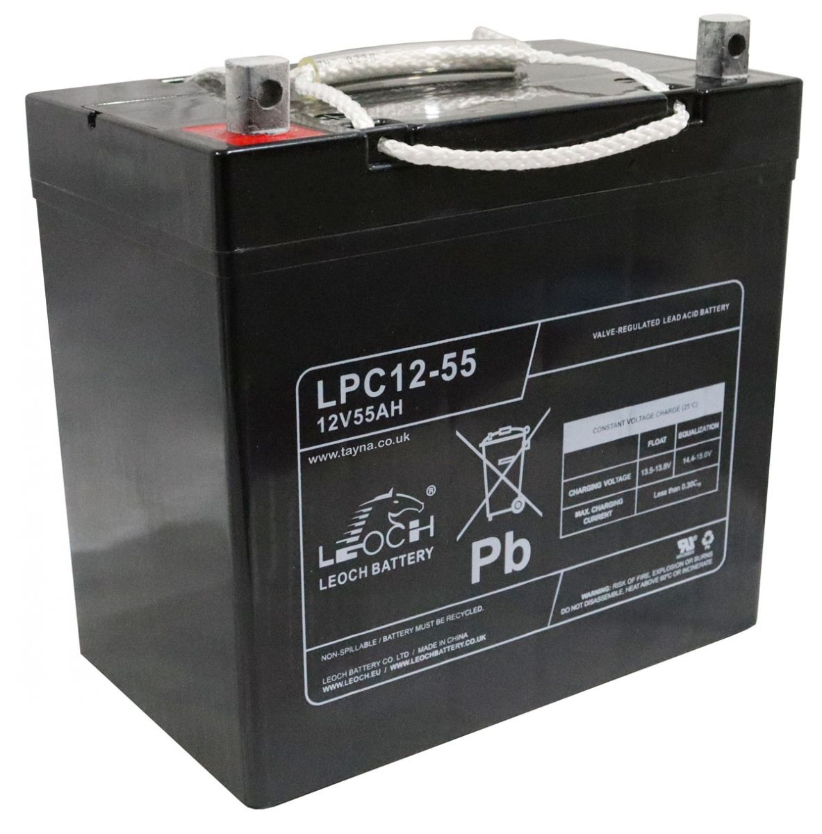 Leoch LPC12-55 Battery 12V 55Ah