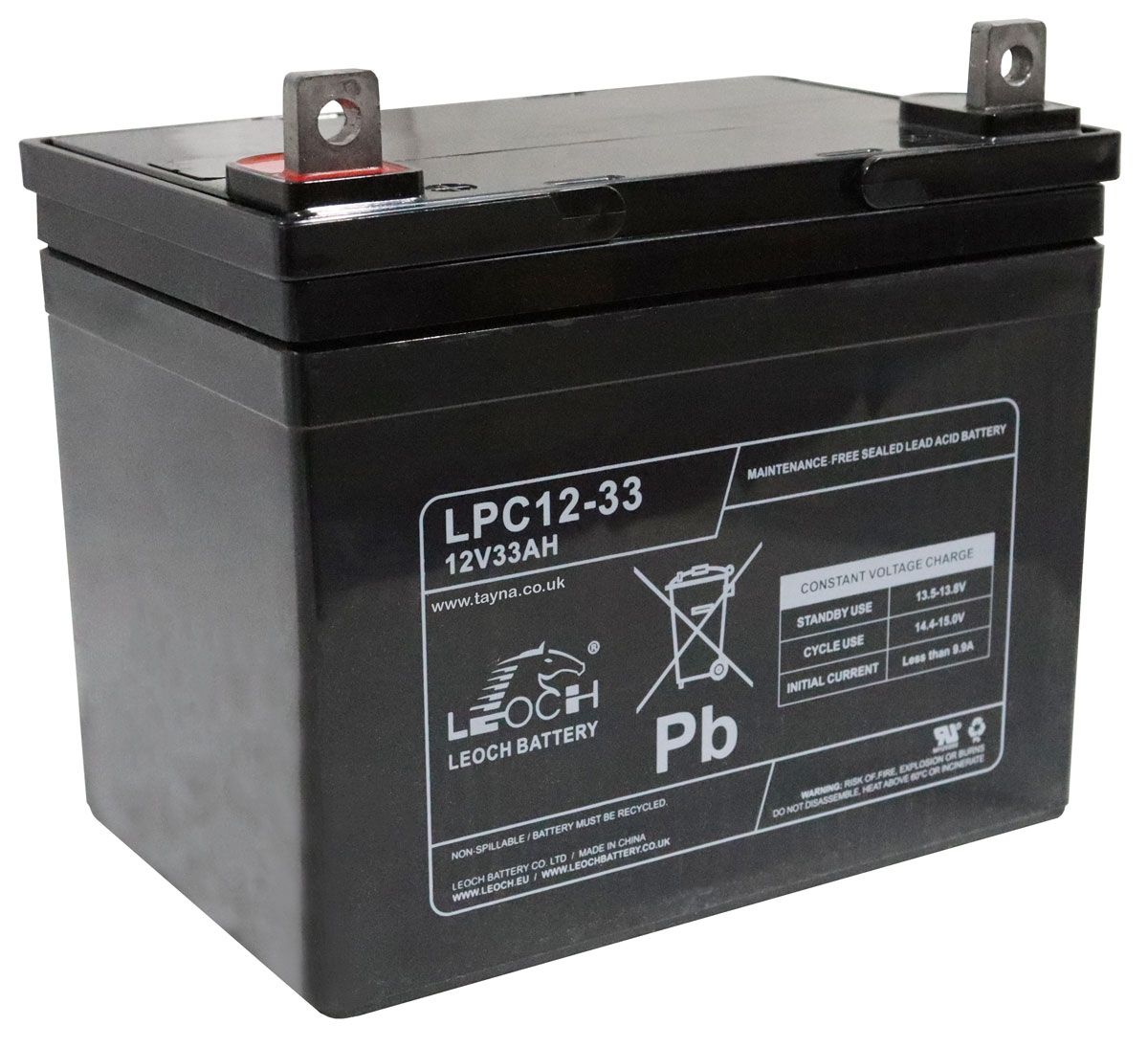 Leoch LPC12-33 AGM Mobility Battery 12V 35Ah