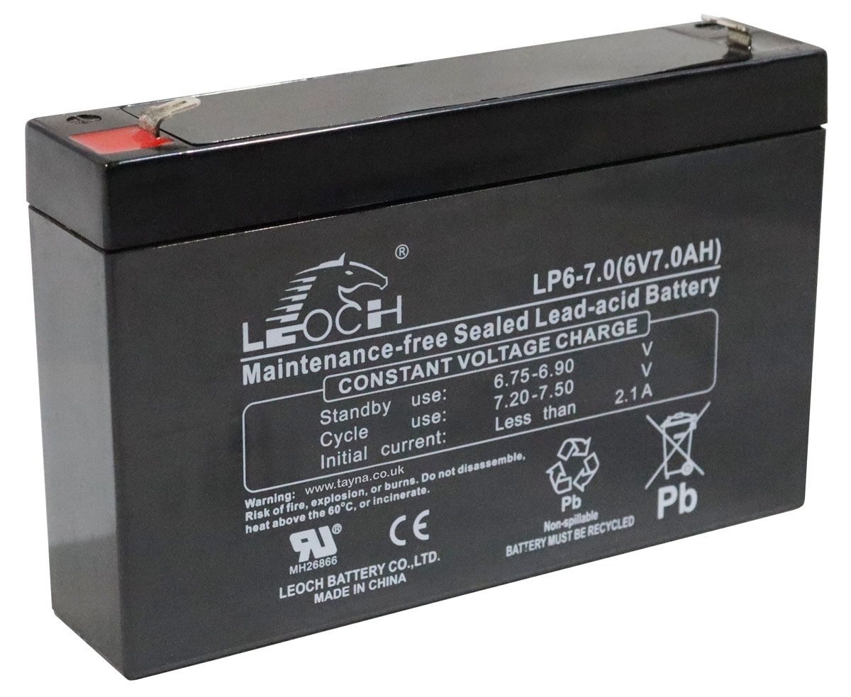 Leoch LP6-7.0 6V 7Ah Sealed Battery