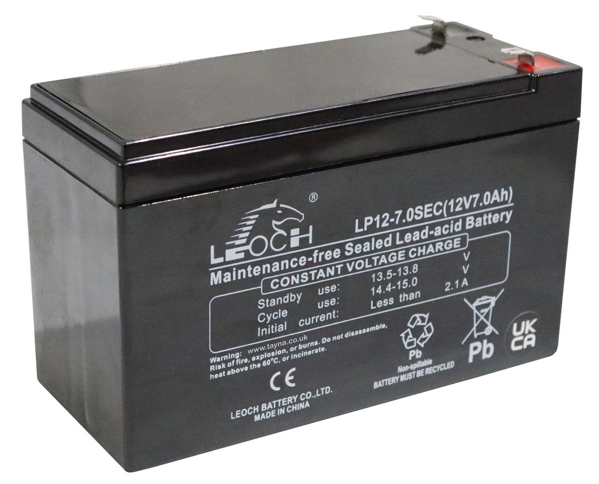 Leoch LP12-7.0 Sec 12V 7Ah Sealed Battery