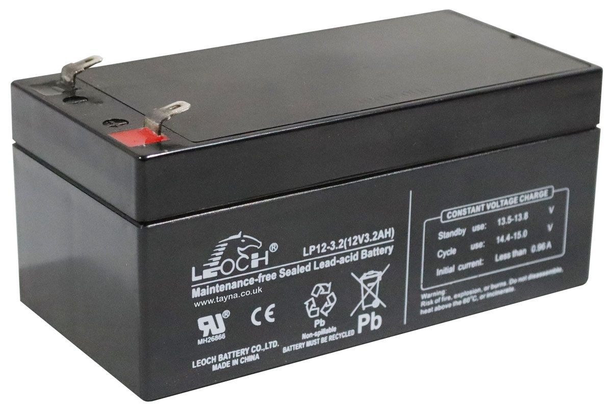 Leoch LP12-3.2 12V 3.2Ah Sealed Battery