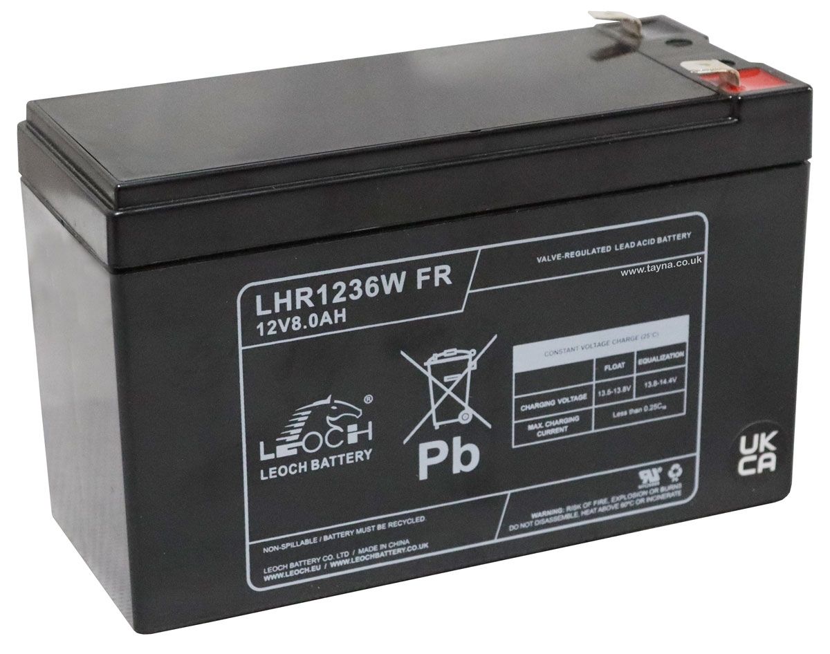 Leoch LHR1236W AGM Mobility Battery 12V 8.4Ah