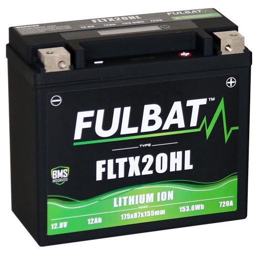 Fulbat FLTX20HL-BMS Lithium Motorcycle Battery