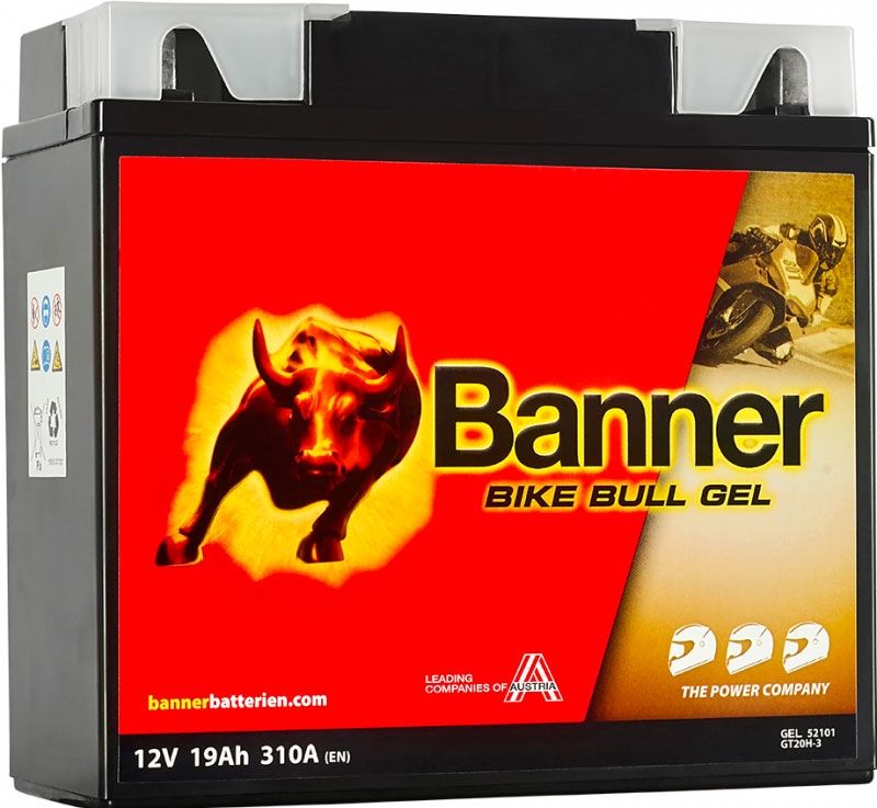 Banner 52101 GEL Motorcycle Battery