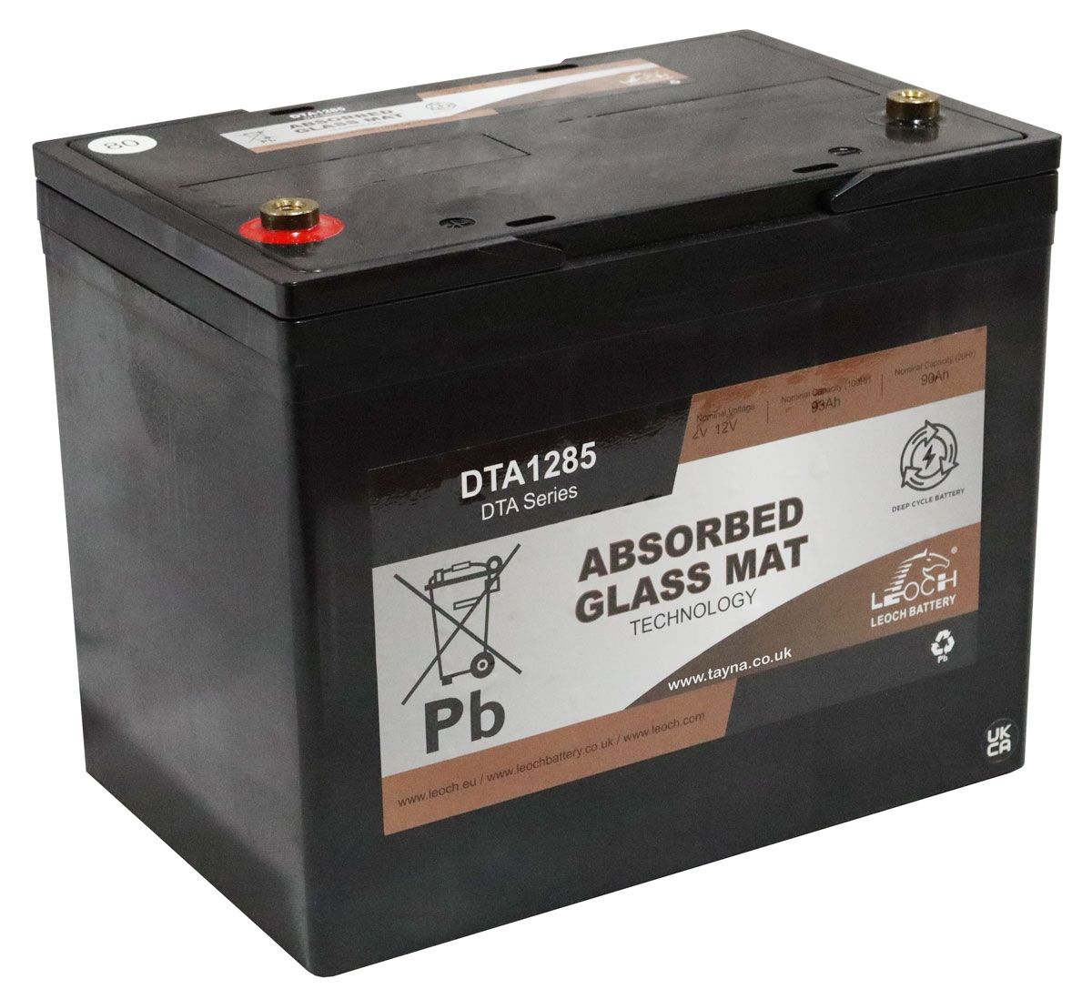 Leoch DTA1285 AGM Battery 12V 85Ah