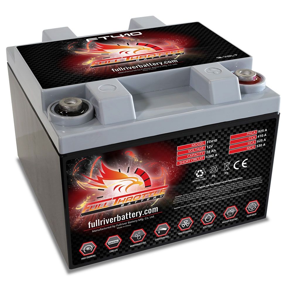 FT410 Full Throttle High Performance 28Ah TPPL AGM Battery (PC925) 