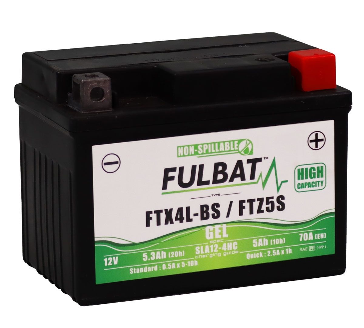 Fulbat FTZ5S GEL Motorcycle Battery