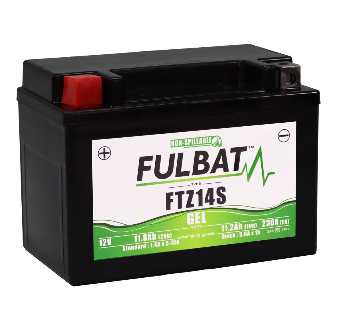 Fulbat FTZ14S GEL Motorcycle Battery