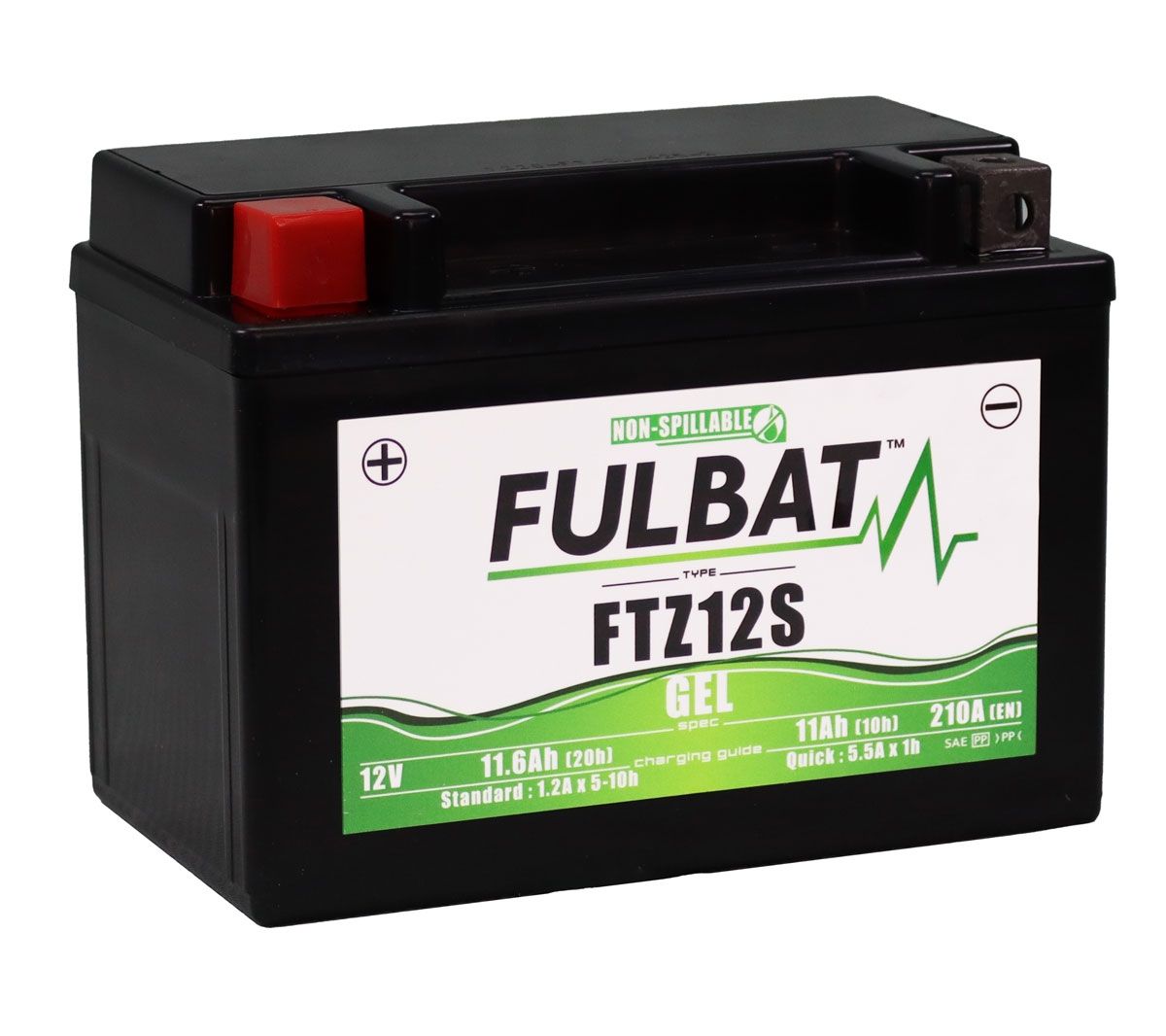 Fulbat FTZ12S GEL Motorcycle Battery