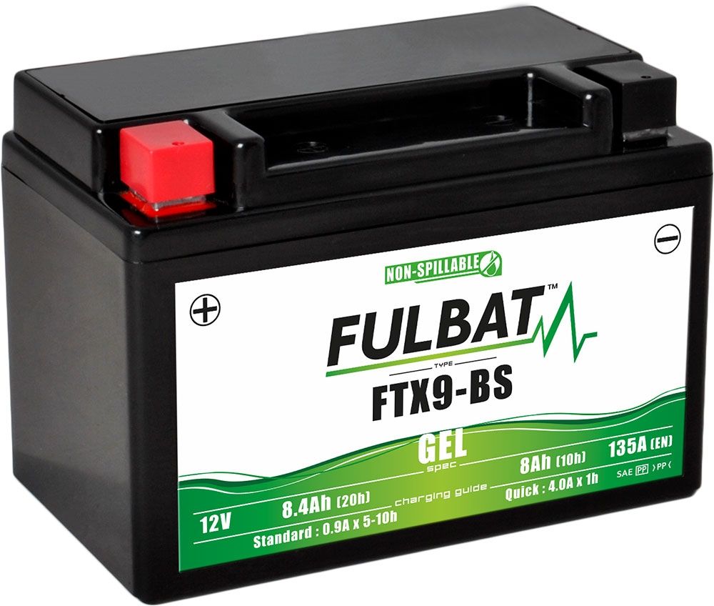 Fulbat FTX9-BS GEL GEL Motorcycle Battery