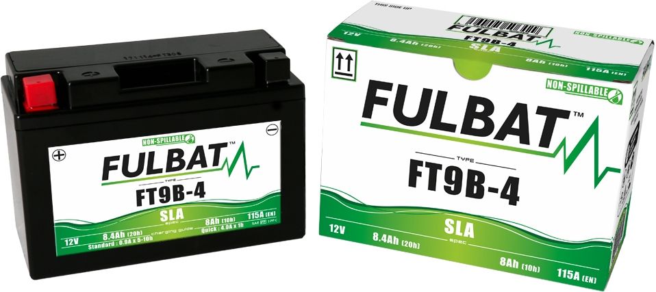 Fulbat FT9B-4 AGM Motorcycle Battery