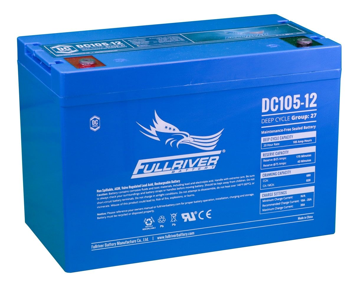 Fullriver DC105-12 AGM Leisure Battery