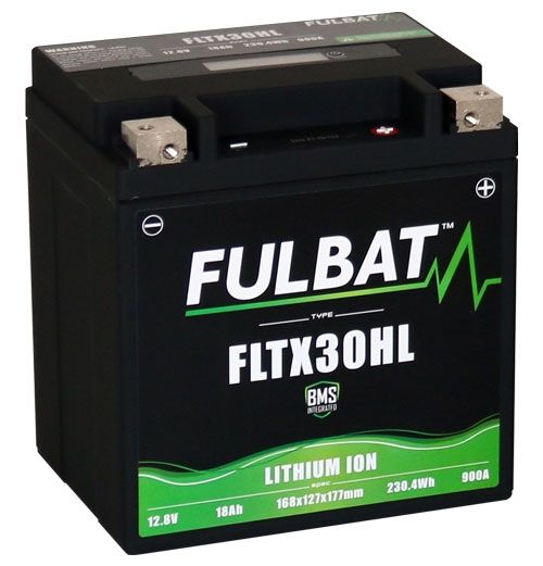 Fulbat FLTX30HL Lithium Motorcycle Battery