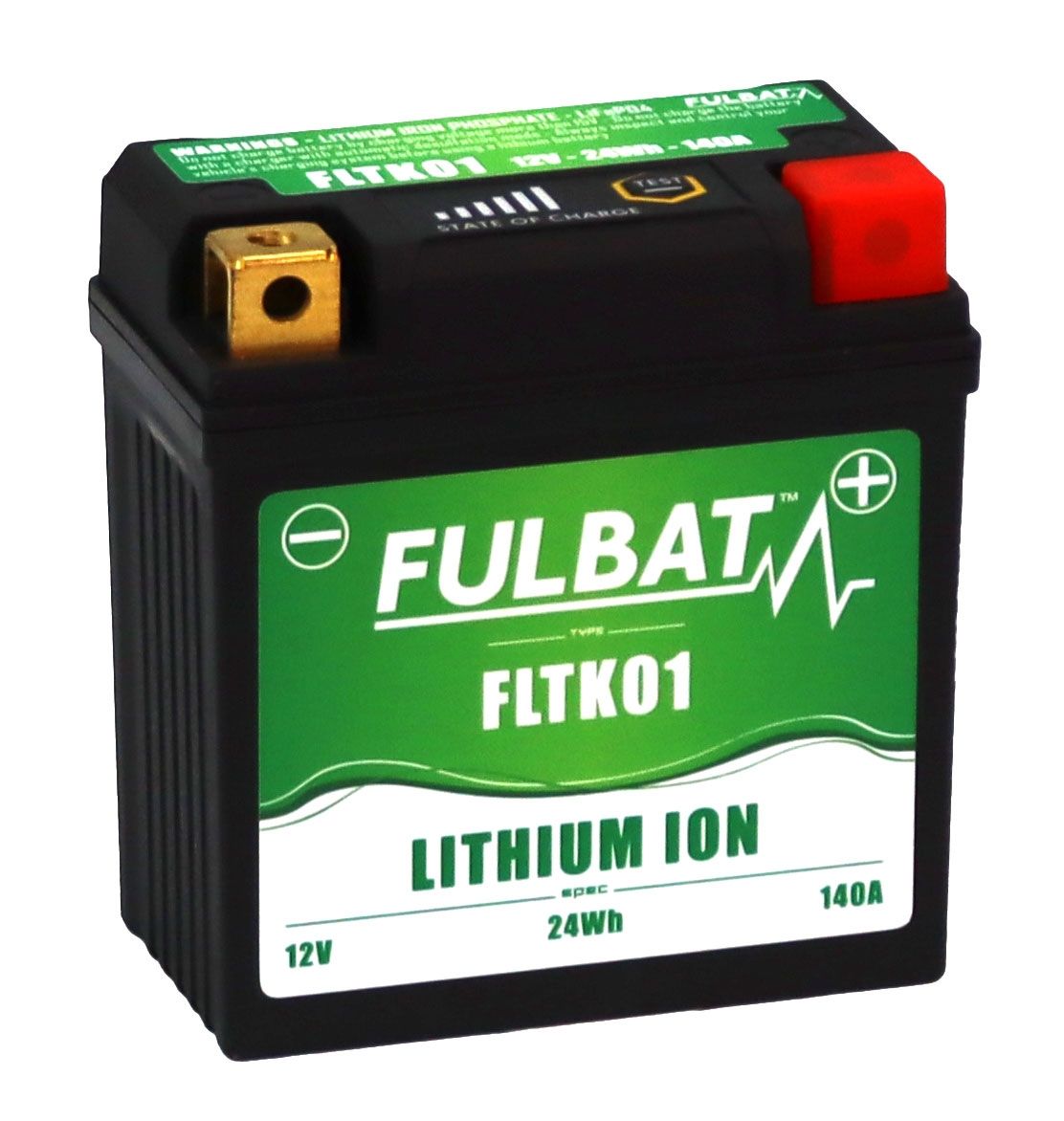 Fulbat FLTK01 Lithium Motorcycle Battery