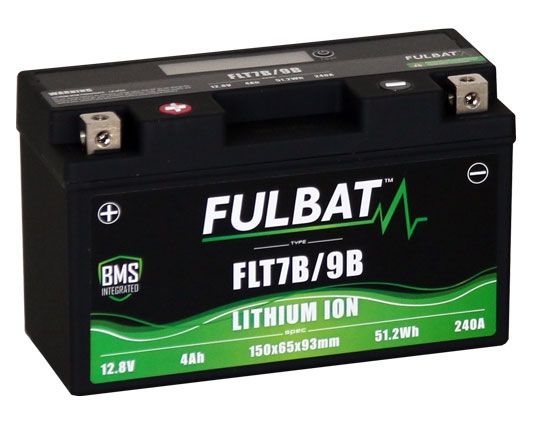 Fulbat FLT7B/9B Lithium Motorcycle Battery