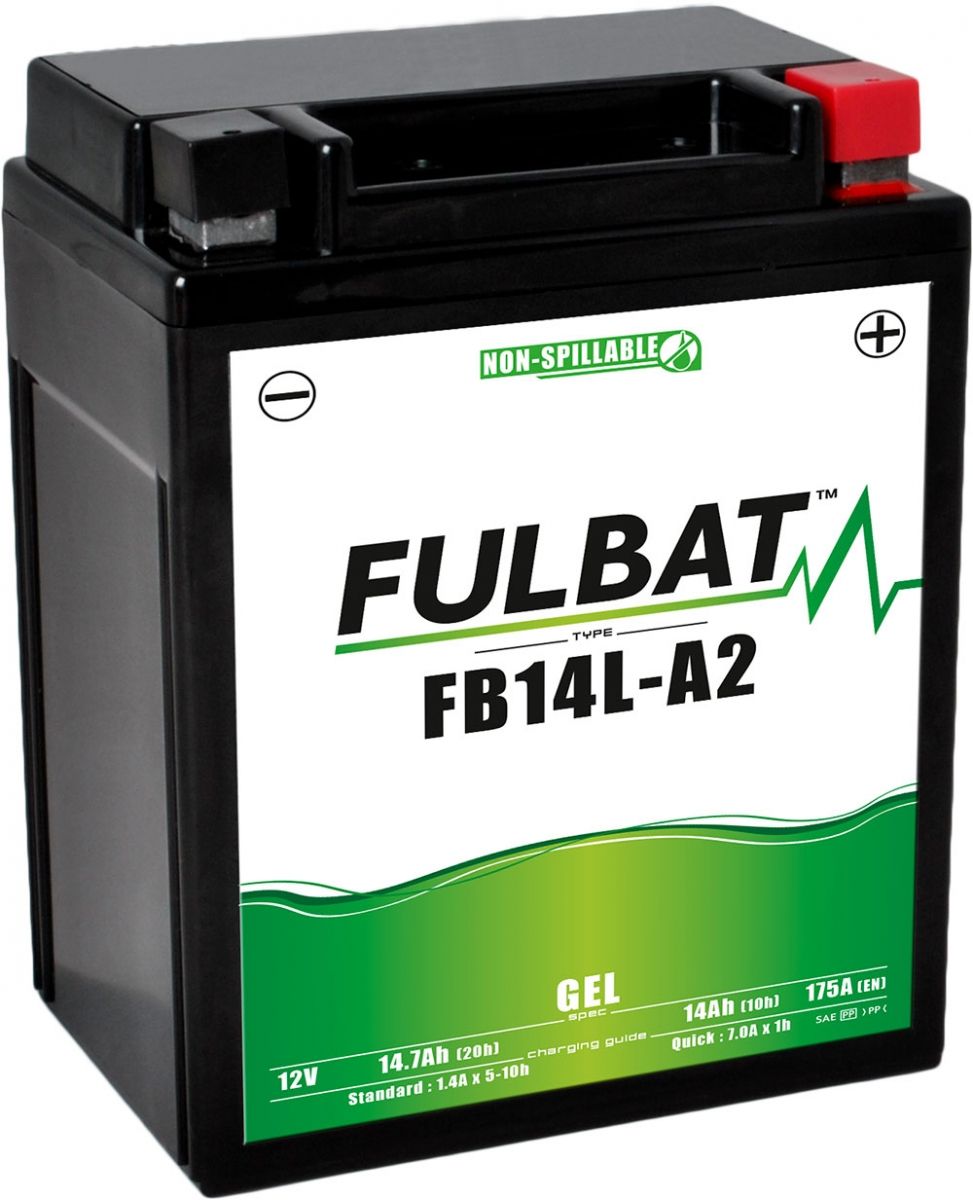 Fulbat YB14L-A2-GEL GEL Motorcycle Battery