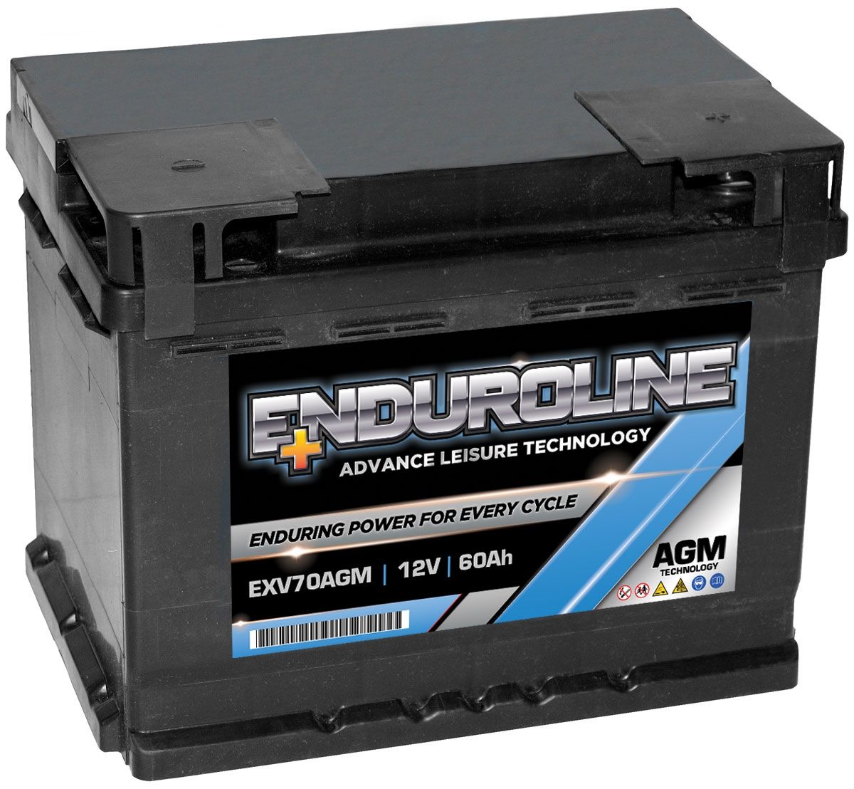 Enduroline EXV70AGM AGM Leisure Battery