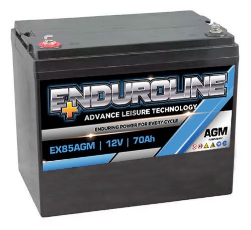 Enduroline EX85AGM AGM Leisure Battery