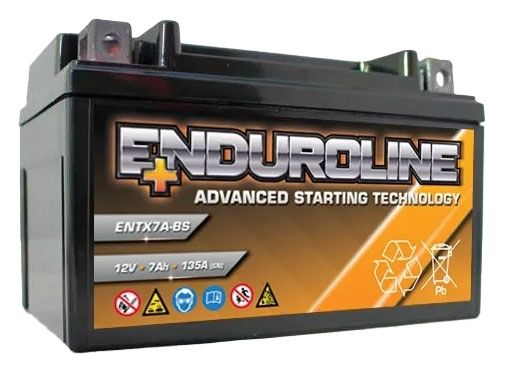 Enduroline ENTX7A-BS AGM Motorcycle Battery