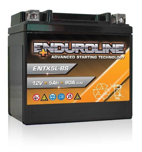 Enduroline ENTX5L-BS AGM Motorcycle Battery