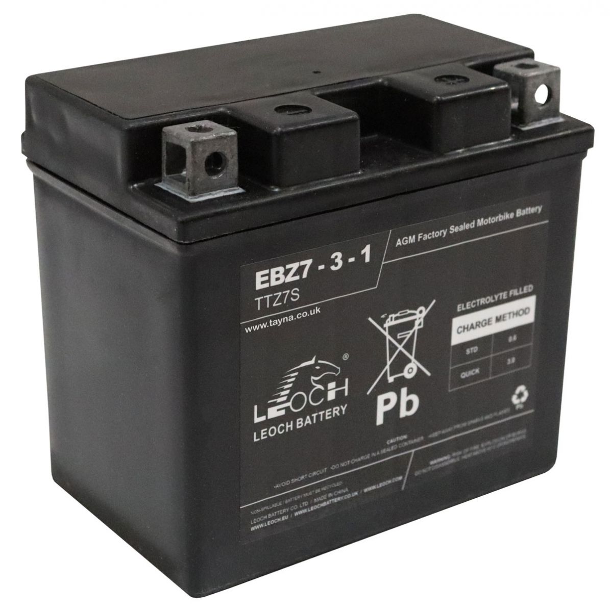 Leoch EBZ7-3-1 AGM Motorcycle Battery