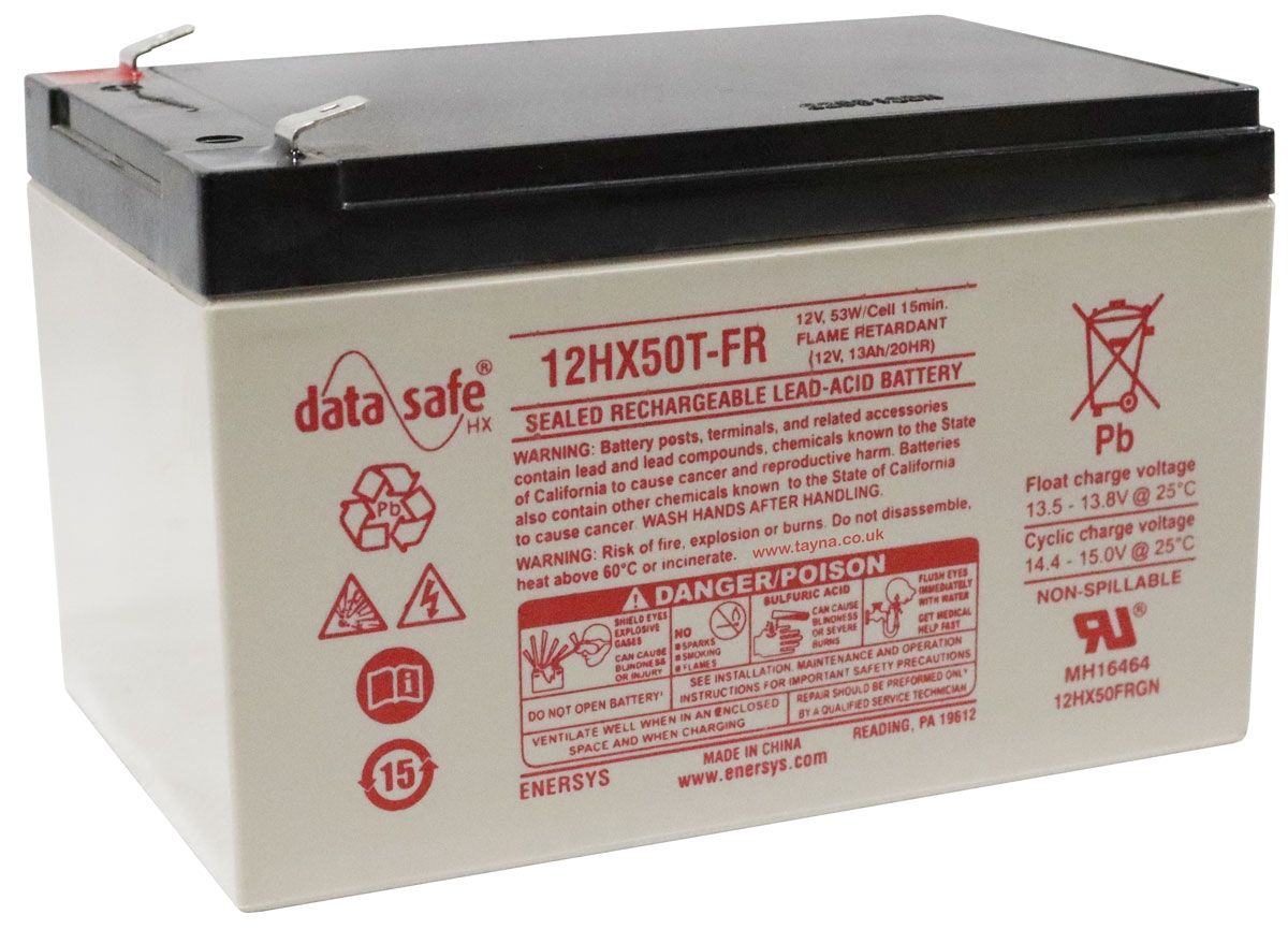 HX50-12 FR EnerSys DataSafe SLA Battery 12v 11Ah (12HX50T-FR) 