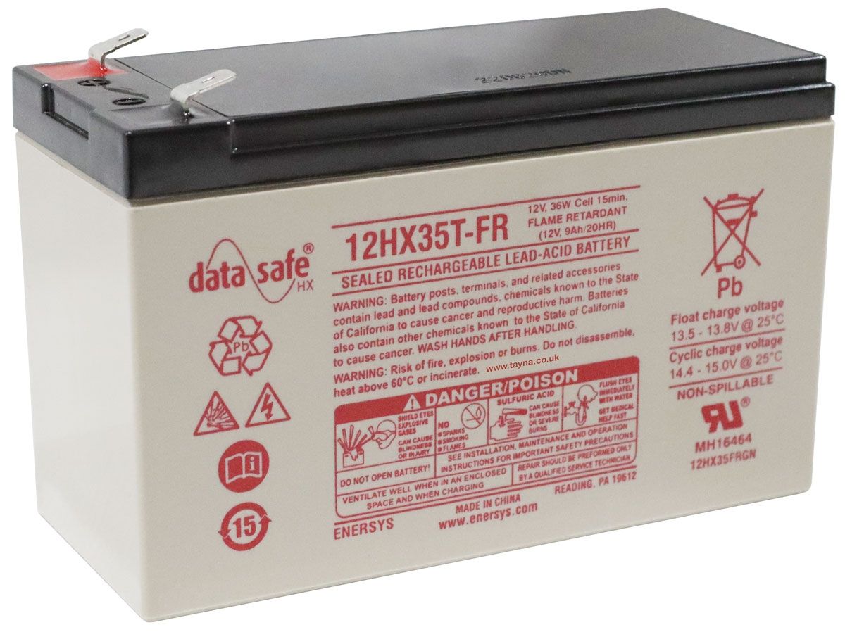 HX35-12 EnerSys DataSafe SLA Battery 12v 7.6Ah (12HX35T-FR)