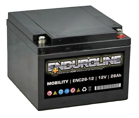 ENC26-12 Enduroline Mobility Battery 12V 26Ah